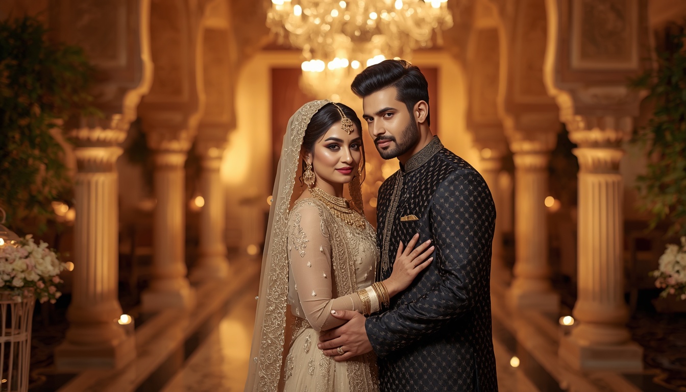 Elegant Muslim Wedding Manjha Walima Ceremony